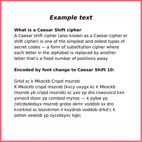 Image result for Caesar SHiFT Code