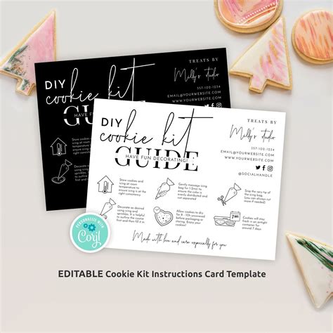 Printable Cookie Decorating Instructions に対する画像結果