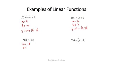 Image result for Linear Function Sample