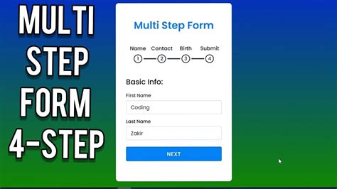 clickable multiforms step html javascript に対する画像結果