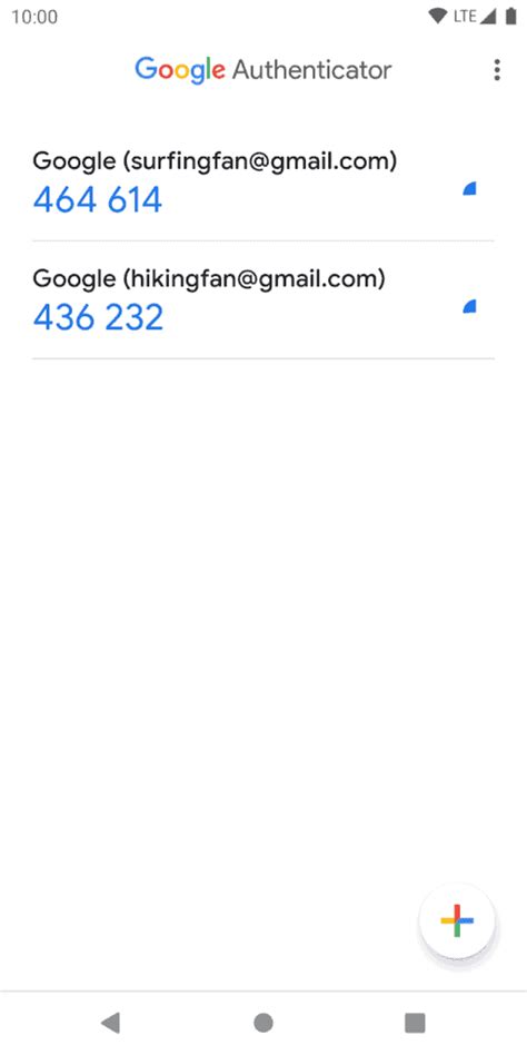Image result for Google Authenticator Example