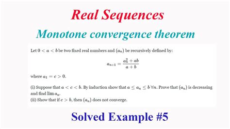 Image result for Bounded Monotone Convergence Theorem