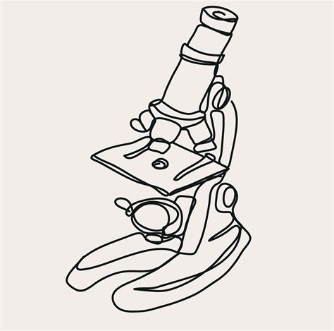 Toradh íomhá ar Microscope Drawing Outline