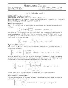Multivariable Calculus Note Sheet के लिए छवि परिणाम