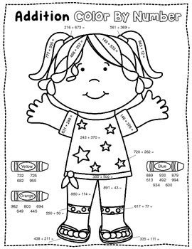 Afbeeldingsresultaten voor Color by Number Math Worksheets 3rd Grade