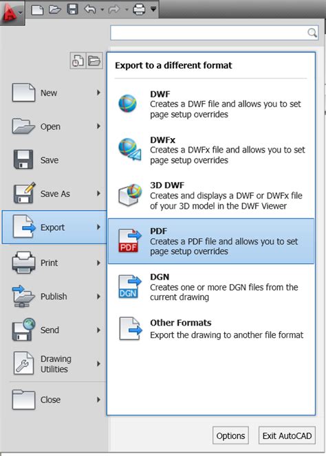 Image result for AutoCAD Create PDF
