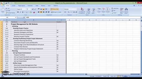 Image result for How to Use Data From Excel in MS Project