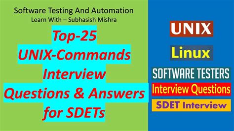 Image result for Unix Commands for Testers
