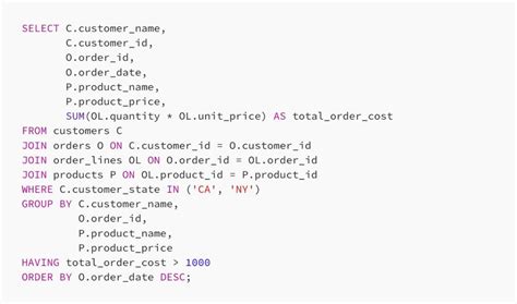 Custom SQL Query in Diamond に対する画像結果