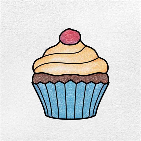 Image result for Simple Cupcake Drawing