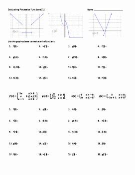 Afbeeldingsresultaten voor AFM Piecewise Functions Worksheet
