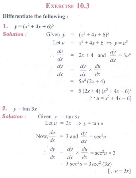 Chain Rule Differentiation Exam Questions に対する画像結果