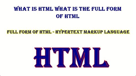 Image result for HTML Means