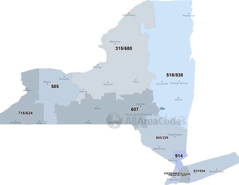 Image result for 607 Area Code Map