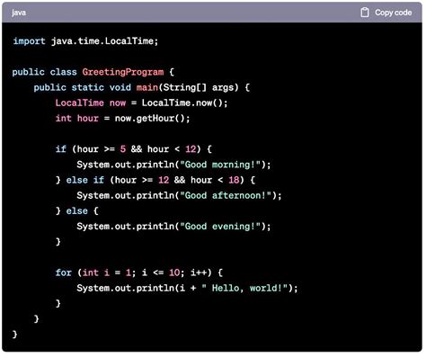 Image result for Java Code of Chat GPT