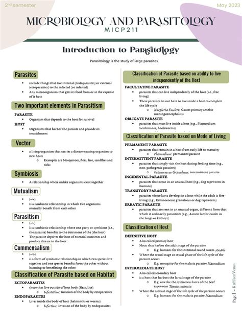 Image result for Parasitology Lesson