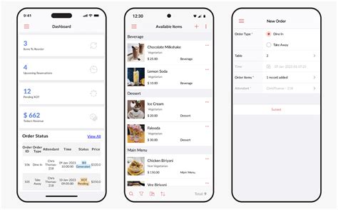 Toradh íomhá ar Restaurant Order Management App