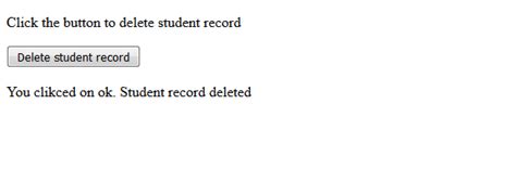 Image result for Onclick Confir JavaScript