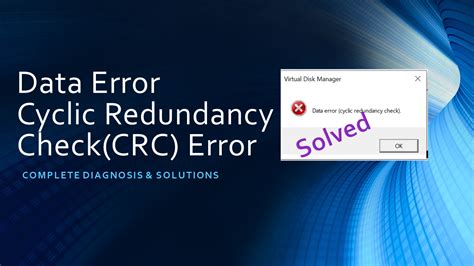 Image result for Data Redundancy Check Error