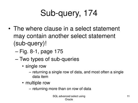 Advanced Select in SQL に対する画像結果