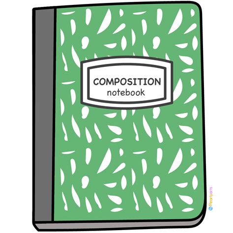 Toradh íomhá ar Composition Notebook Transparent Background