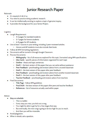 Research Project Paper Format に対する画像結果