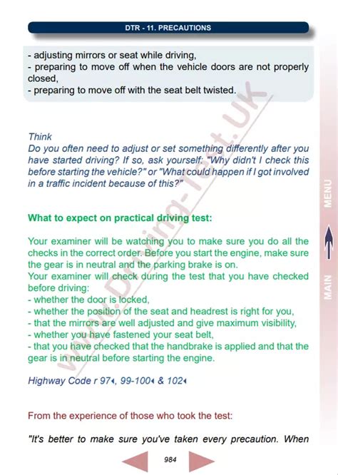 Image result for Practical Test Driving UK Questions