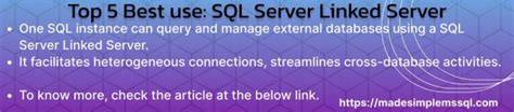 Image result for SQL Linked Server MS SQL Example