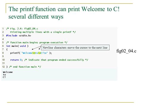 Image result for Next Line Syntax in C