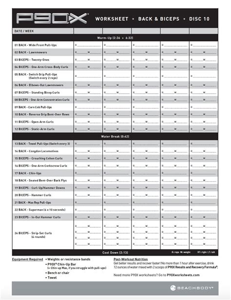 Image result for P90X Routine