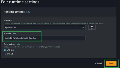 Toradh íomhá ar Lambda Handler Python