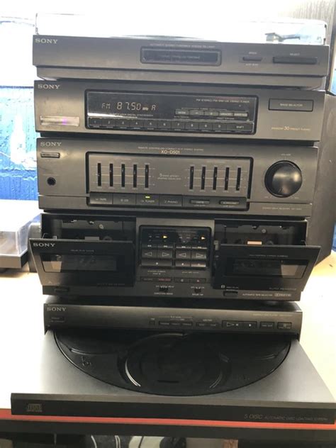 SONY STACK HIFI system turntable tapes amp £95.00 - PicClick UK