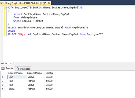 Image result for CTE SQL Syntax