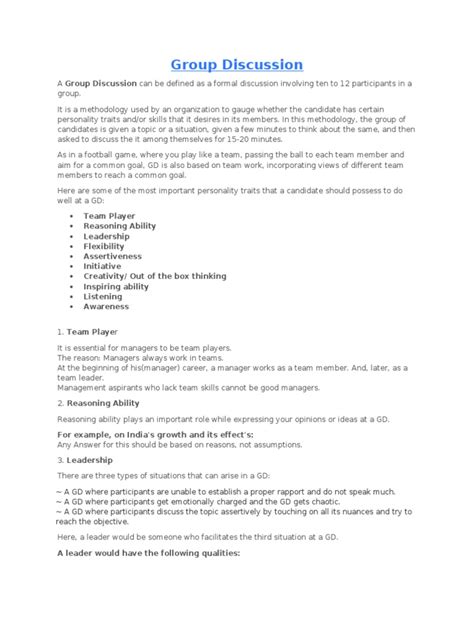 Handouts for a Group Discussion Example に対する画像結果