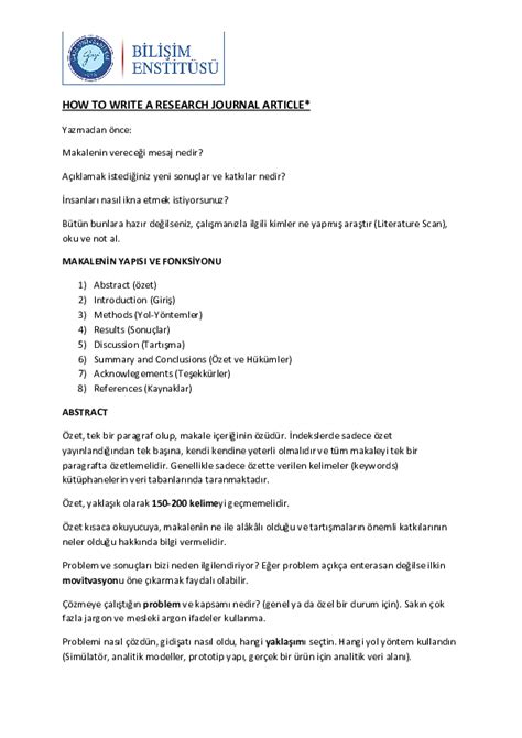 Image result for Research Journal Example