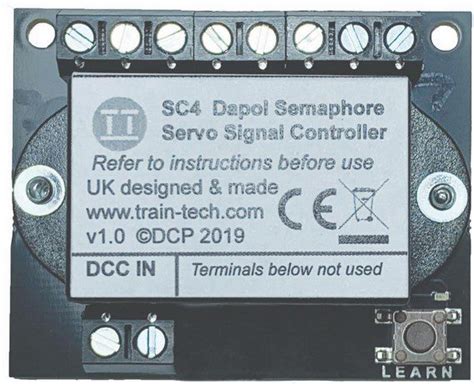 Toradh íomhá ar Rail Tech DCC Signal Controller