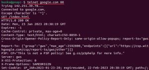 Afbeeldingsresultaten voor Example of Telnet Command