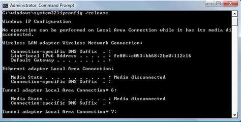Image result for IP Release Command-Prompt