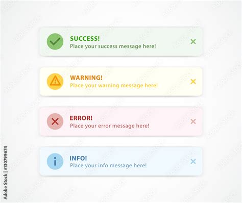 Image result for Error Notification UI