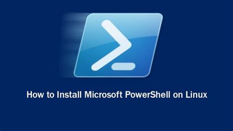 Image result for How to Open PowerShell in Linux