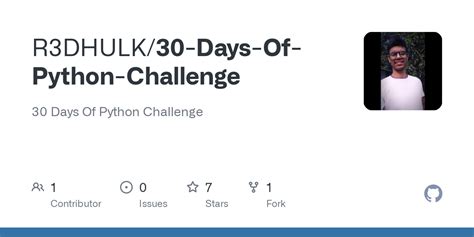 Python 30 Days Challenge に対する画像結果
