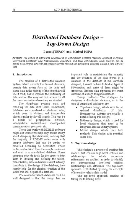 Image result for Top-Down Distributed Database Design