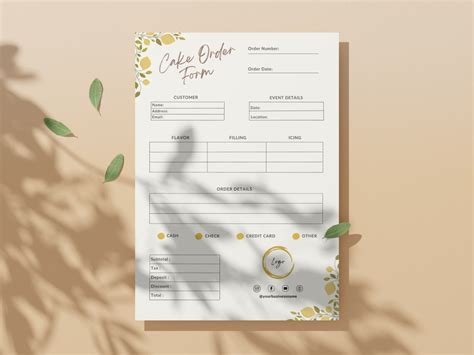 Image result for Cake Order Form Logo