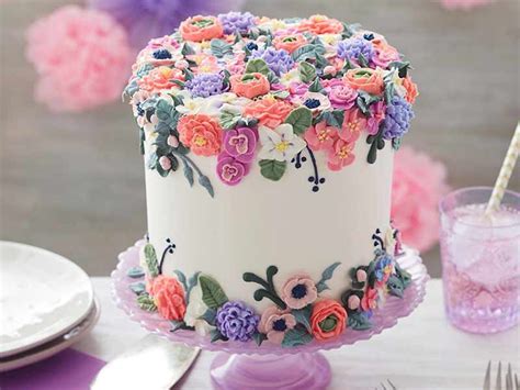 Image result for Flower Cake Design