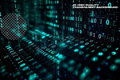 Toradh íomhá ar Computer with Code On Transparent Background