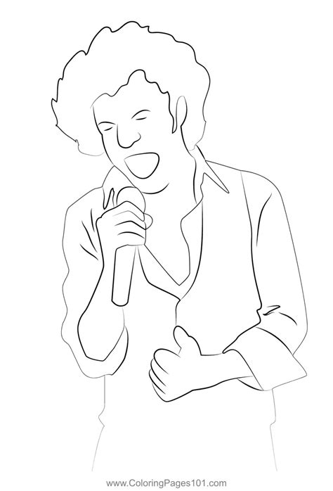 Image result for Singer Coloring Sheet
