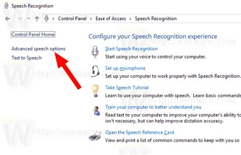 Image result for Speech Recognition Control Panel