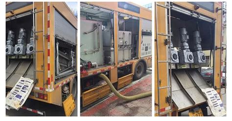 Image result for Sludge Dewatering Vehicle