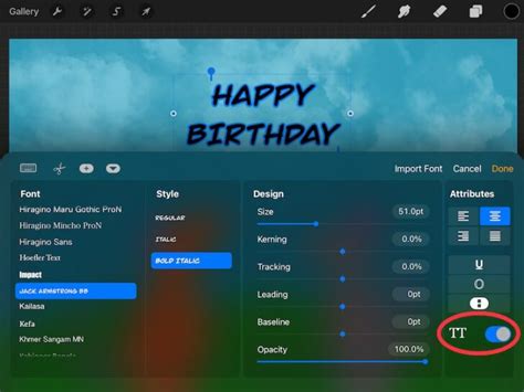 Image result for How to Make Text Smaller in Procreate