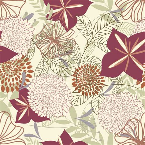 Toradh íomhá ar Simple Vector Flower Patterns